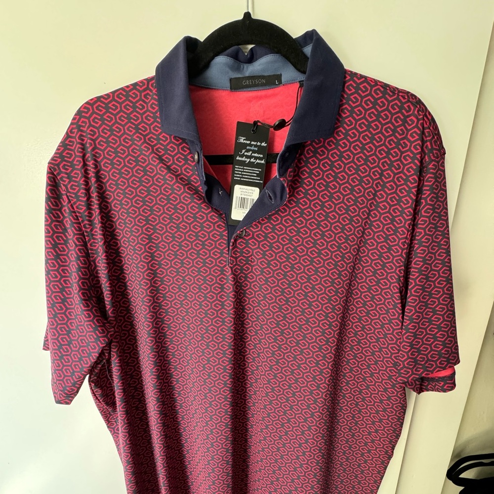 Greyson Golf polo shirt size L Brand New with tags